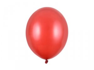 Balony Strong 30cm, Metallic Poppy Red (1 op. / 10 szt.)