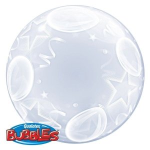 BALLOONS & STARS 24 DECO BUBBLE YXY