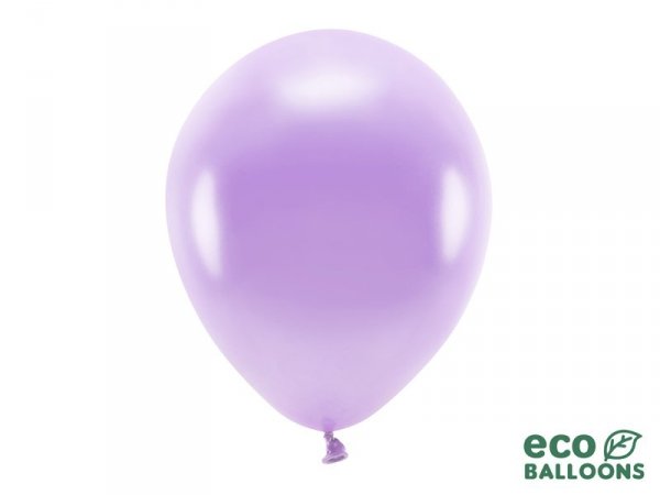 Balony Eco 30cm metalizowane, lawenda (1 op. / 100 szt.)