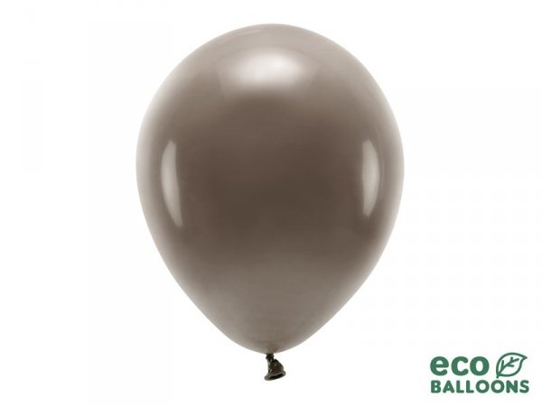 Balony Eco 30cm pastelowe, brązowy (1 op. / 100 szt.)