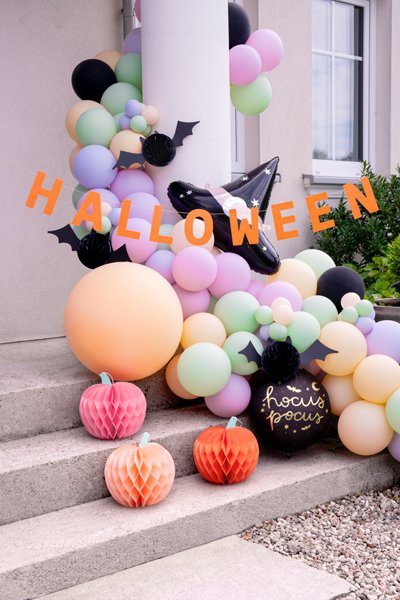 Balon foliowy Kapelusz czarownicy, 66,5x57,5 cm, mix