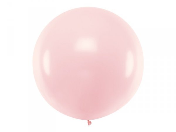 Balon okrągły 1m, Pastel Pale Pink