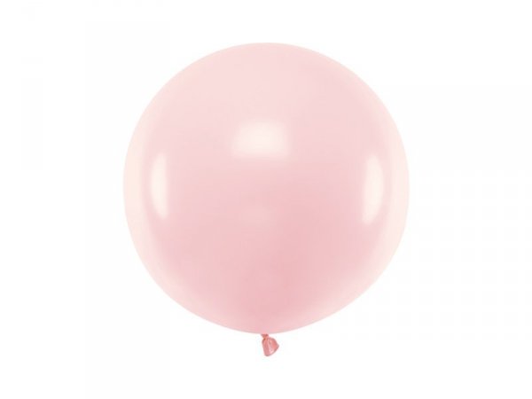 Balon okrągły 60cm, Pastel Pale Pink