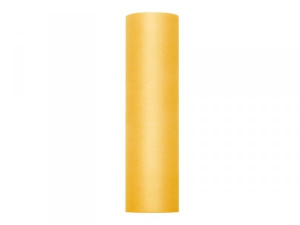 Tiul gładki, żółty, 0,3 x 50m (1 szt. / 50 mb.)