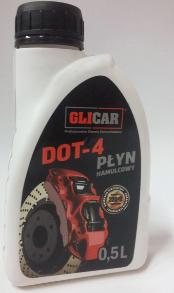 GLICAR DOT-4 płyn hamulcowy 500ml