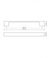 Uchwyt Gamet UU25 320mm Inox