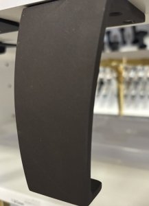 Nóżka meblowa NN381 120mm antracyt