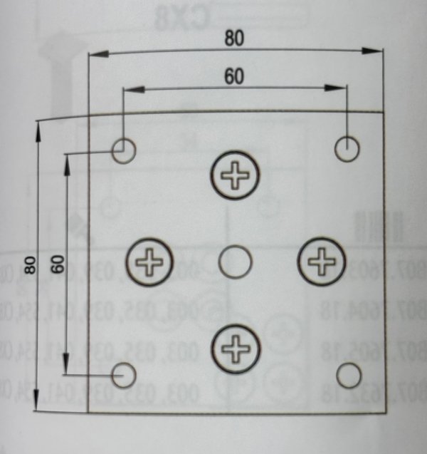 Nóżka meblowa R20 średnica 60mm wys. 100mm Czarny
