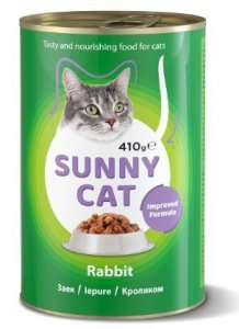 Sunny Cat puszka dla kota z królikiem  410g