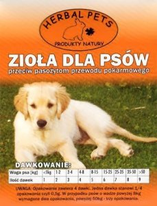 Herbal Pets Zioła przeciw pasożytom 2g - dla psa