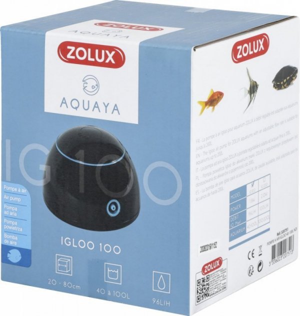 Zolux Aquaya Igloo 100 czarny napowietrzacz