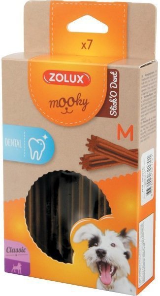 Zolux MOOKY Stick&#039;O Dent Dental M 7szt