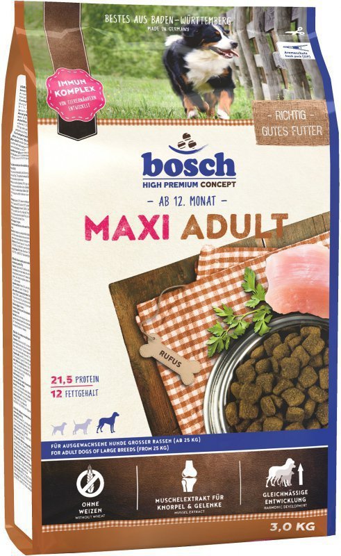 Bosch Adult Maxi karma dla dorosłych psów dużych ras 3kg