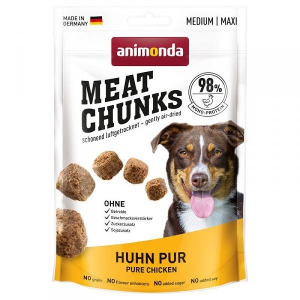 Animonda Meat Chunks Przysmak dla psa z kawałkami kurczaka 80g