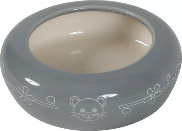 Zolux Miska ceramiczna dla gryzoni 300ml szara