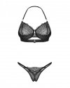 Komplet Obsessive Iliosa 2-pcs Crotlchless Set S-XL