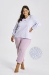 Piżama Taro Debora 3463 dł/r 2XL-4XL Z25/26 damska