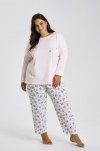 Piżama Taro Ella 3466 dł/r 4XL-6XL Z25/26 damska
