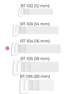 Ramiączka Julimex RT 104 silikonowe z metalowym zaczepem 16 mm