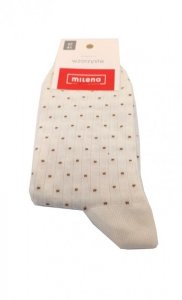 Skarpety Milena 0200-170 Prążek Kropki 37-41