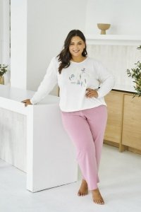 Piżama Taro Monica 3470 dł/r 2XL-4XL Z25/26 damska