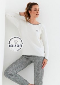Piżama Cana 411 dł/r Bella Soft 2XL