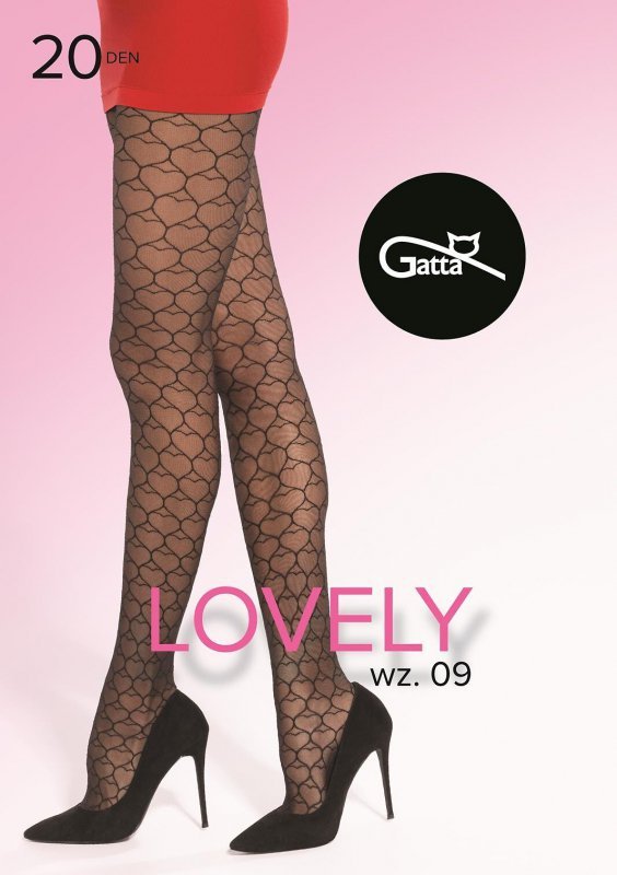 Rajstopy Gatta Lovely wz.09 20 den 5-XL