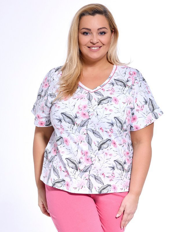 Piżama Cornette 695/312 Vivian kr/r 3XL-5XL damska