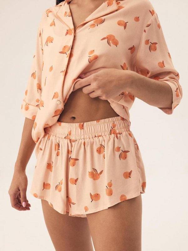 Piżama Henderson Ladies 42686 Naranja kr/r S-2XL rozpinana