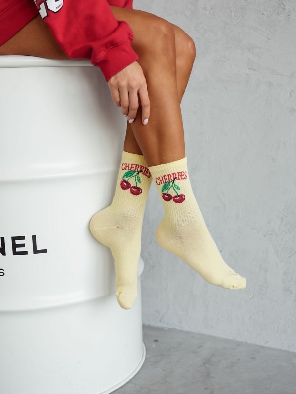 Skarpety Milena 0200-163 Cherries 37-41