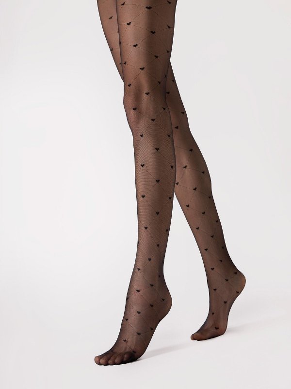 Rajstopy Fiore G 6120 Cuori 20 den 5-XL
