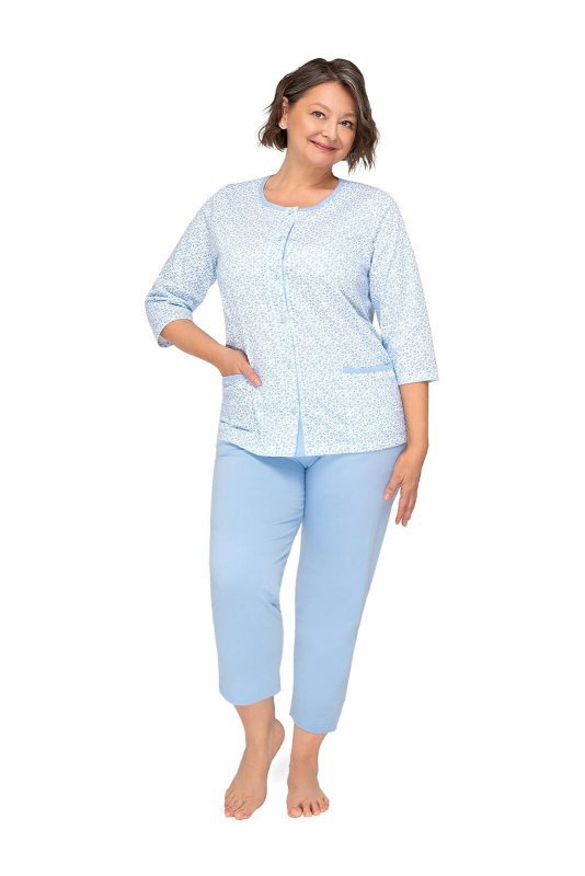 Piżama Martel Kasia II 266 3/4 M-3XL rozpinana