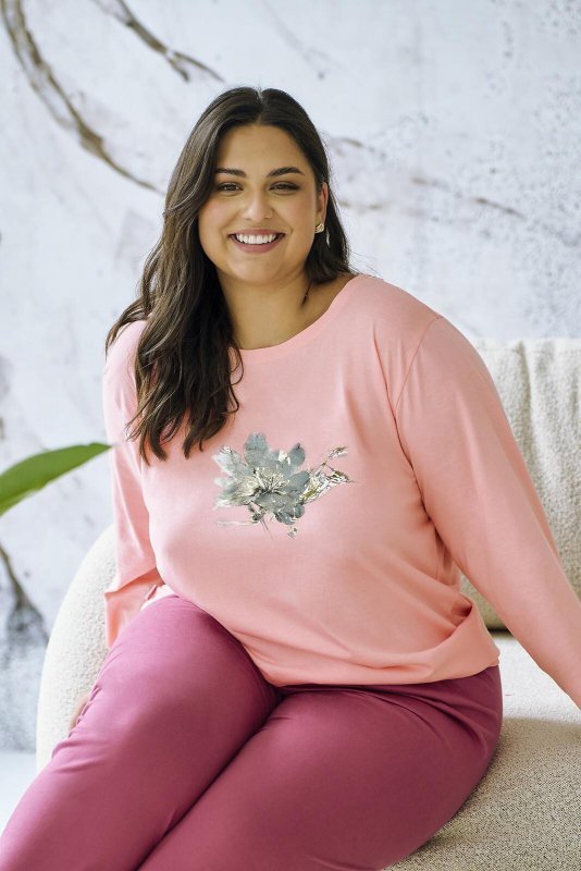 Piżama Taro Patricia 3471 7/8 2XL-4XL Z25/26 damska