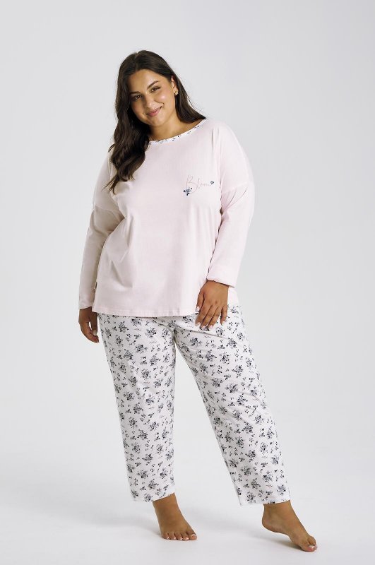 Piżama Taro Ella 3466 dł/r 4XL-6XL Z25/26 damska