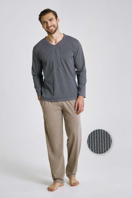 Piżama Taro Luca 3481 dł/r M-2XL Z25/26 męska
