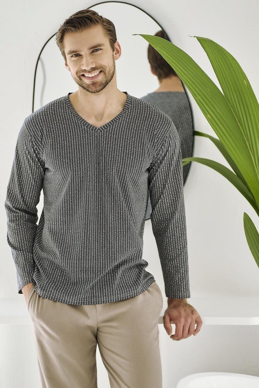 Piżama Taro Luca 3482 dł/r 3XL-4XL Z25/26 męska