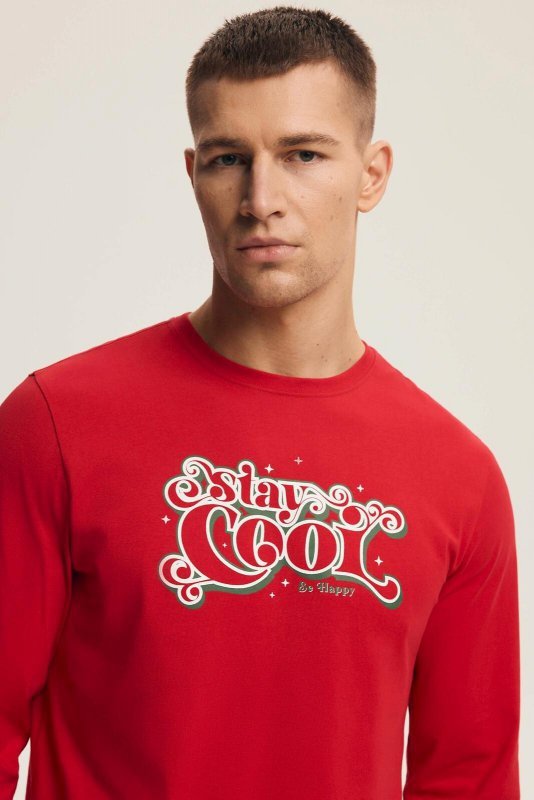 Piżama Henderson 43459 Nougat dł/r M-3XL