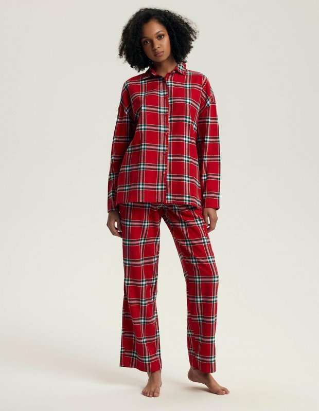 Piżama Henderson Ladies 43716 Dalisa dł/r S-3XL rozpinana