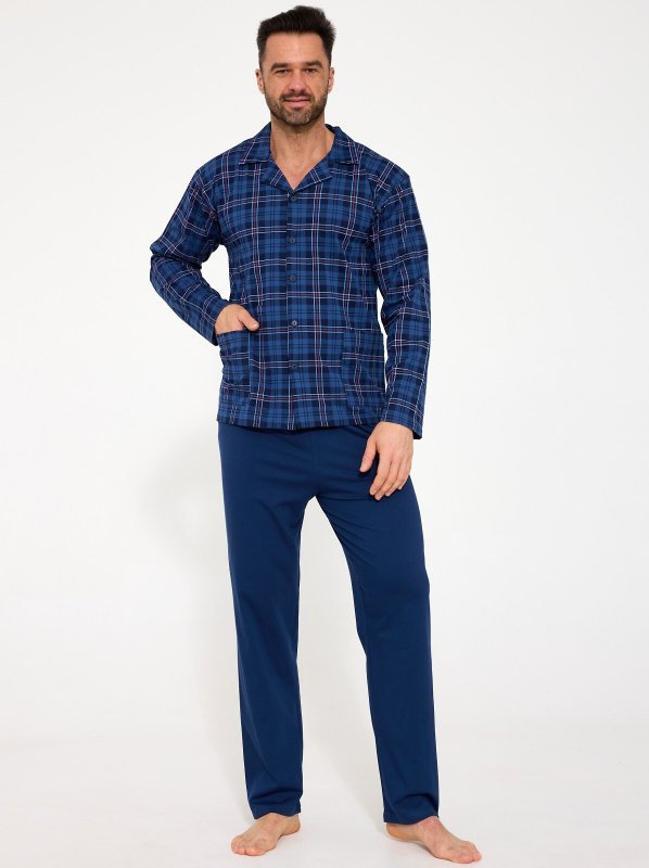 Piżama Cornette 114/84 dł/r 3XL-5XL rozpinana