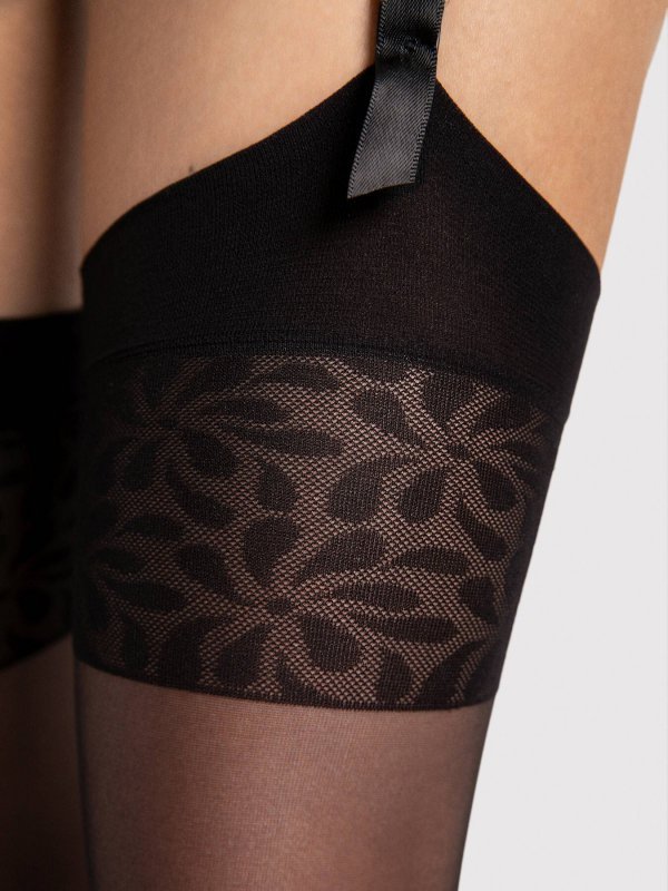 Pończochy Fiore Adora O 4010 do pasa 8 den 2-4