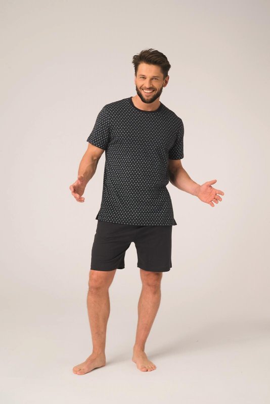 Piżama Key MNS 936 A26 kr/r 3XL-4XL męska