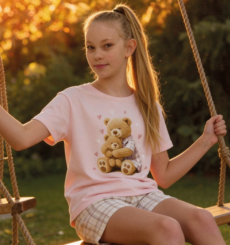 Piżama Cornette Young Girl 872/115 Hug Me kr/r 134-164