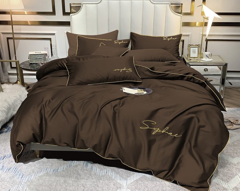 Komplet pościeli Cotton World Mikrowłókno Haft FHL-3303 160x200