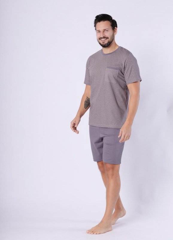 Piżama Hotberg 1753 Mateusz kr/r M-2XL