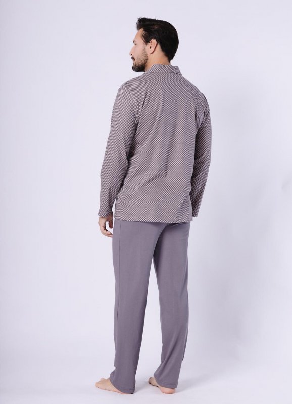 Piżama Hotberg 1754 Marcel dł/r M-2XL rozpinana