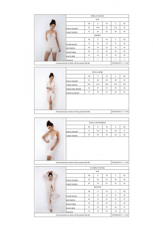 Piżama Sensis Clarina dł/r XS-2XL rozpinana