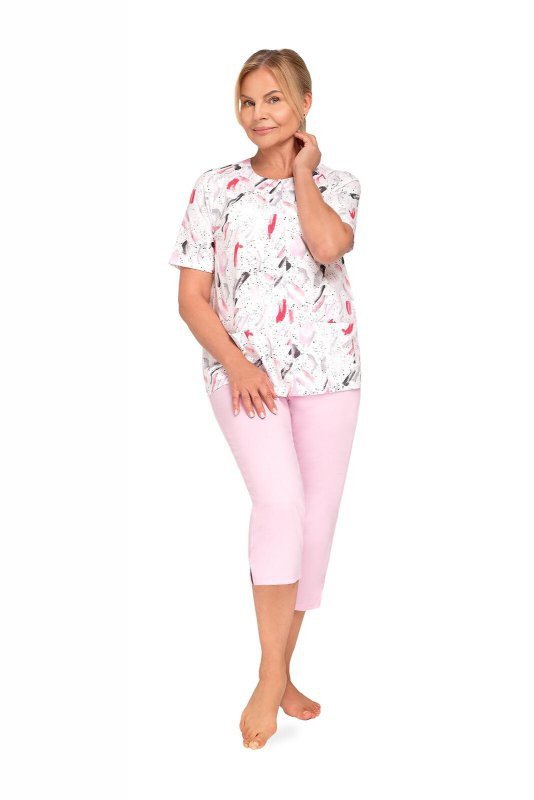 Piżama Martel Maria I 200 kr/r 3XL-4XL damska rozpinana
