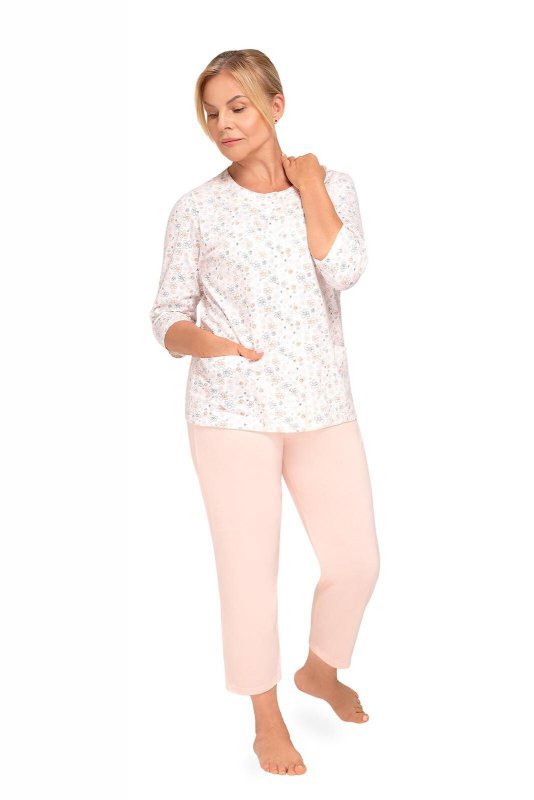 Piżama Martel Maria II 201 3/4 M-2XL damska rozpinana