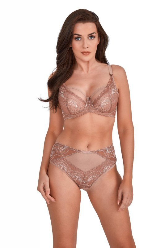 Biustonosz semi soft Gaia BS 1132 Talia Mokka