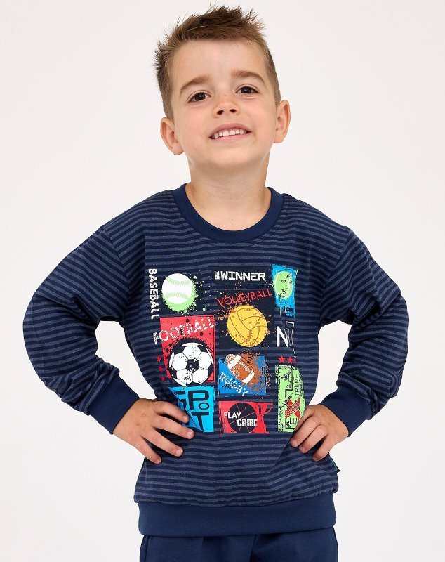 Piżama Cornette Kids Boy 478/159 Winner dł/r 98-128